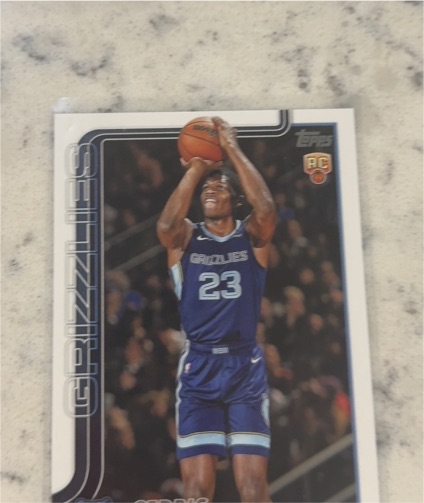 2025-26 Topps #211 Cedric Coward RC — front