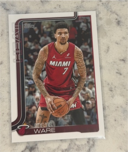 2025-26 Topps #74 Kel'el Ware — front