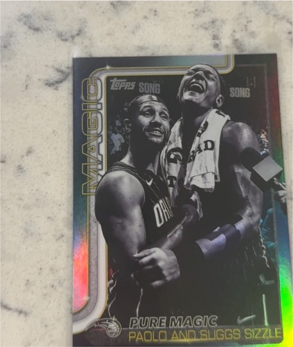 2025-26 Topps #271 Pure Magic, Paolo and Suggs Sizzle — front