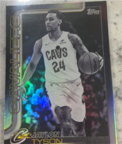 2025-26 Topps #86 Jaylon Tyson — front