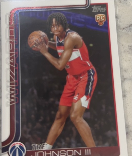2025-26 Topps #206 Tre Johnson III — front