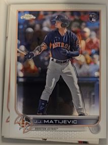 2022 Topps Chrome Update #USC190 J.J. Matijevic — front