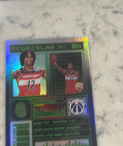 2025-26 Topps Scan & Slam #SS-31 Tre Johnson III — front