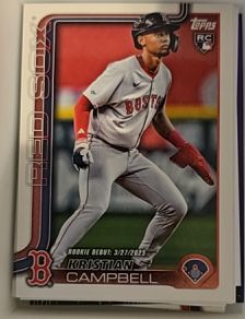 2025 Topps Update #US129 Kristian Campbell — front