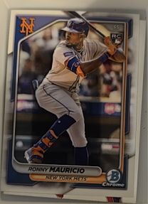 2024 Bowman Chrome #24 Ronny Mauricio — front