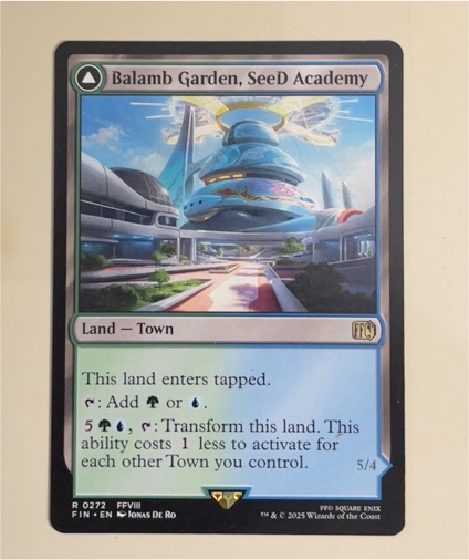 2025 Final Fantasy MTG #272 Balamb Garden, SeeD Academy — front