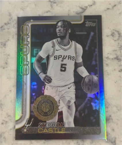 2025-26 Topps #197 Stephon Castle — front