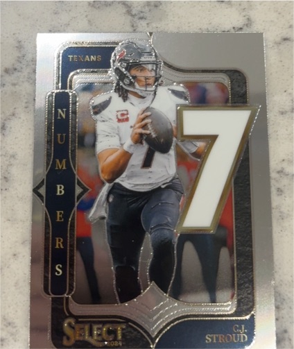 2024 Panini Select #18 C.J. Stroud Select Numbers — front