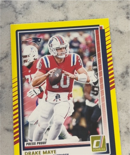 2025 Donruss #58 Drake Maye — front