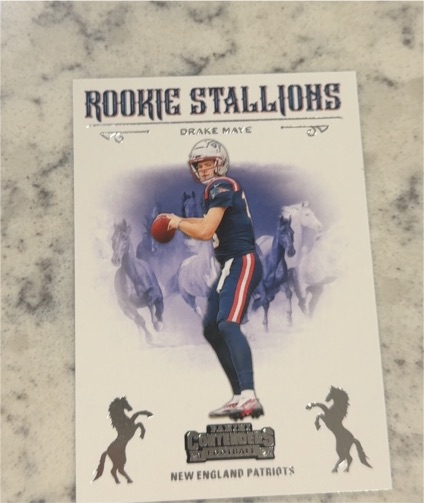 2024 Panini Contenders Rookie Stallions #4 Drake Maye — front