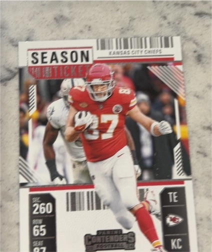 2024 Panini Contenders Season Ticket #260 Travis Kelce — front