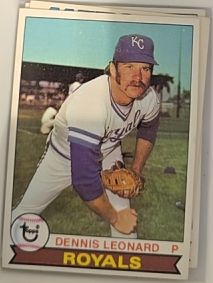 1979 Topps #218 Dennis Leonard — front