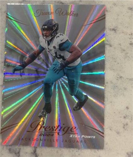 2024 Panini Prestige Sunburst Xtra Points Travon Walker — front