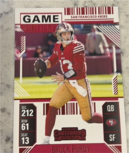 2024 Panini Contenders #88 Brock Purdy — front