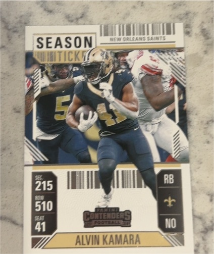 2024 Panini Contenders Season Ticket #71 Alvin Kamara — front