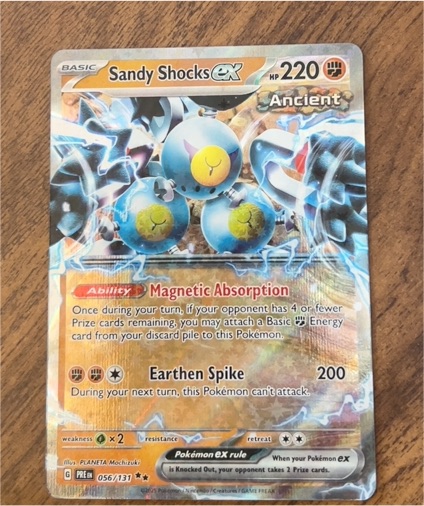2022 Pokémon Prismatic Evolutions #056 Sandy Shocks ex — front
