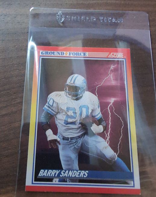 1990 Score #325 Barry Sanders Ground Force — front