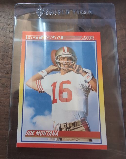 1990 Score #311 Joe Montana — front