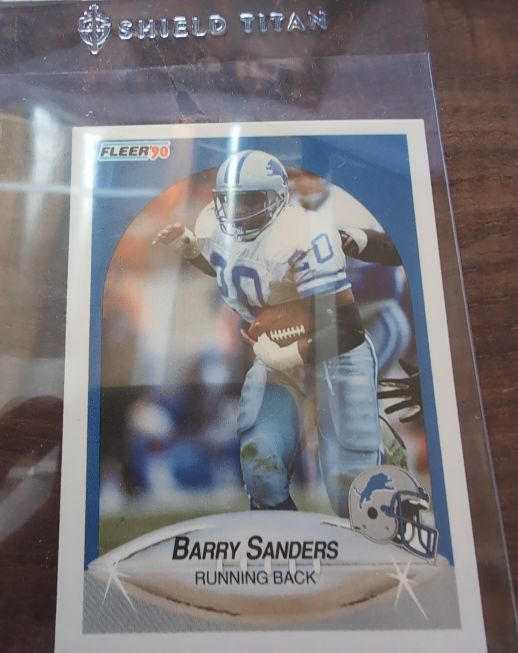 1990 Fleer #284 Barry Sanders — front