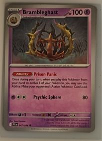 2023 Pokémon TCG Phantasmal Flames #047 Brambleghast — front