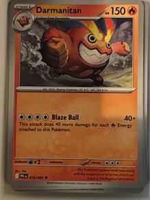 2025 Pokémon ME02: Phantasmal Flames #16 Darmanitan — front