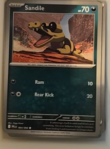 2023 Pokémon ME02: Phantasmal Flames #064 Sandile — front