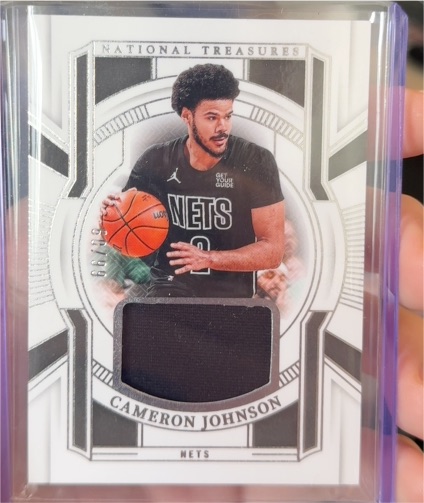 2024-25 Panini National Treasures #FT-CJO Cameron Johnson — front