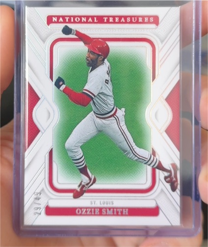 2025 Panini National Treasures #299 Ozzie Smith — front