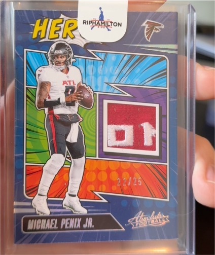 2025 Panini Absolute Heroes #22 Michael Penix Jr. — front