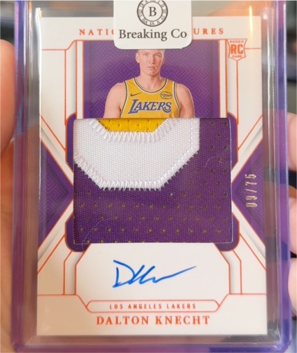 2024-25 Panini National Treasures #103 Dalton Knecht — front
