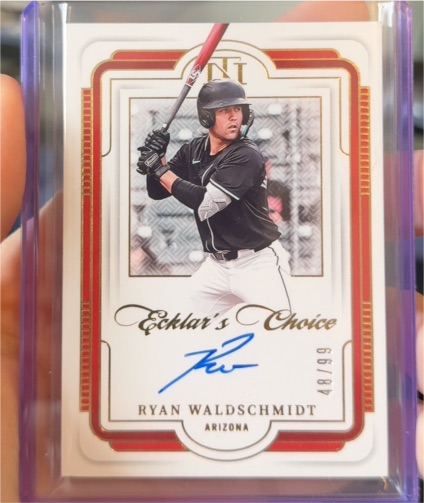 2025 Panini National Treasures #48 Ryan Waldschmidt — front