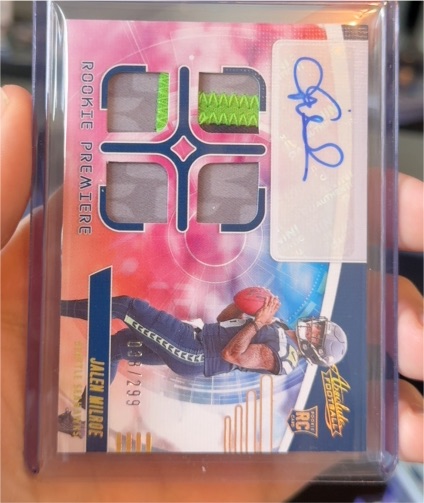 2025 Panini Absolute Football Rookie Premiere Jalen Milroe #Rookie Premiere — front