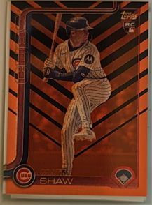 2025 Topps #RC Travis Shaw — front
