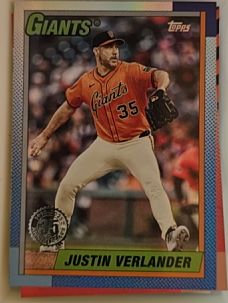 2025 Topps Update #U90-10 Justin Verlander San Francisco Giants — front