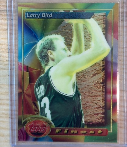1993-94 Topps Finest #2 Larry Bird — front