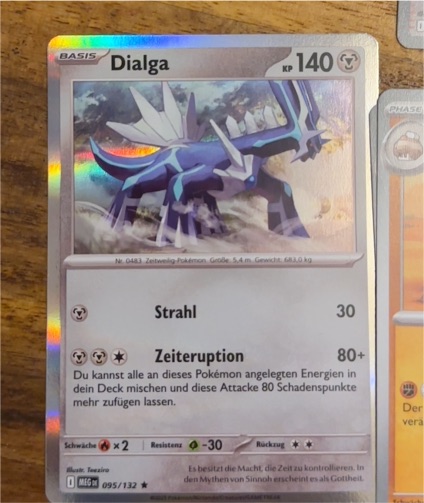 2021 Pokémon ME01 #095 Dialga — front