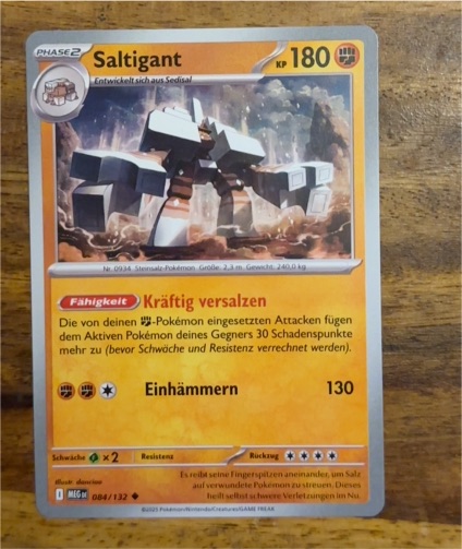 2023 Pokémon MEG #084 Saltigant — front