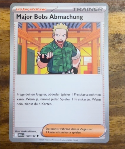 2025 Pokémon Mega Evolution #120 Major Bob — front