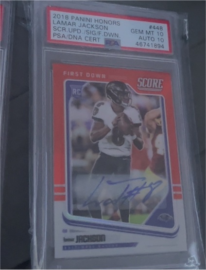 2018 Panini Honors #448 Lamar Jackson — front