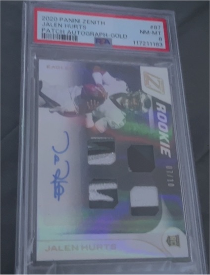 2020 Panini Zenith #87 Jalen Hurts — front