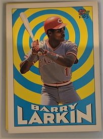 1992 Topps Kids #37 Barry Larkin — front