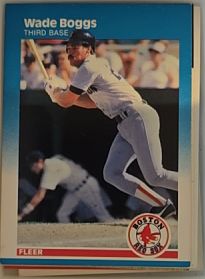 1987 Fleer #29 Wade Boggs — front