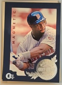 1996 Fleer E-Motion XL #85 Kirby Puckett — front