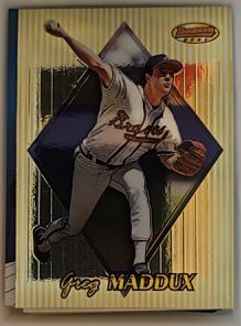 1999 Bowman's Best #67 Greg Maddux — front