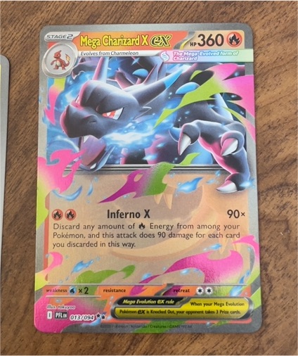 Mega Charizard X ex 013/094 — front