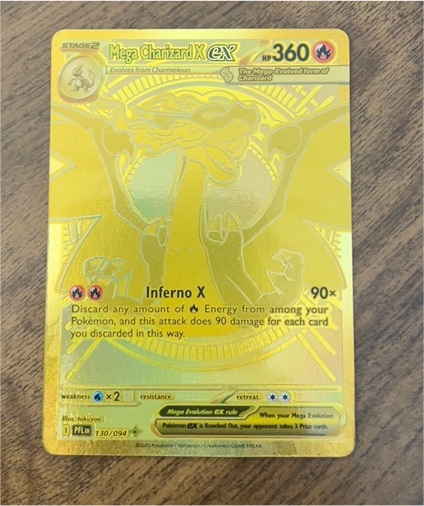 2013 Pokémon #130 Mega Charizard X EX — front