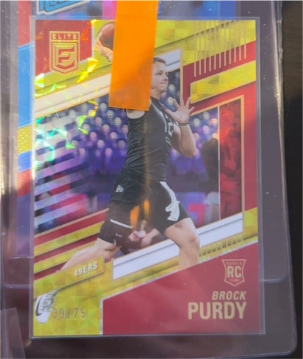 2022 Panini Donruss Elite #185 Brock Purdy — front