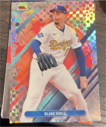 2025 Topps Finest #219 Blake Snell — front
