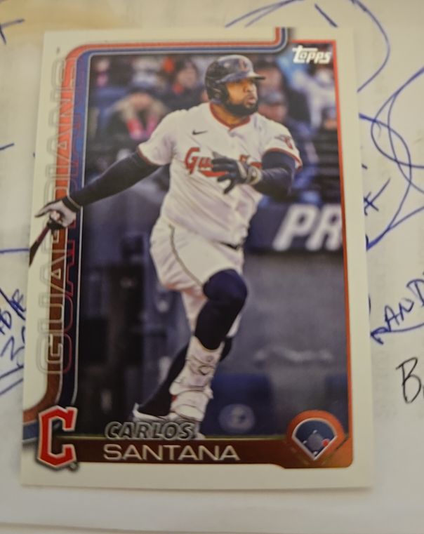 2024 Topps Update Series #US224 Carlos Santana — front