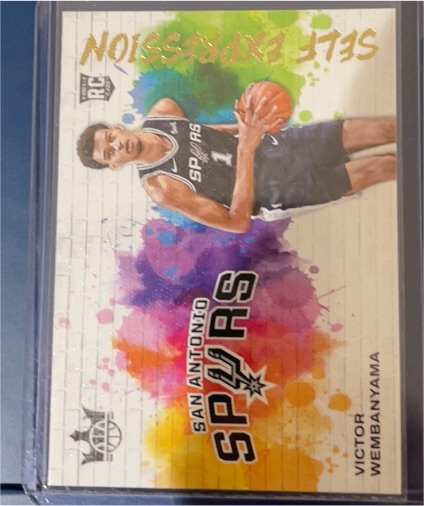 2023 Panini Court Kings Self Expression #7 Victor Wembanyama — front